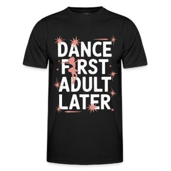 Tanzen Tänzer Tanzen - Männer Funktions-T-Shirt - Schwarz - Vorne - AI Model Male 178 dark (178cm)
