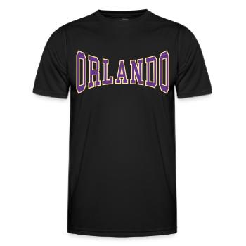 Orlando - Männer Funktions-T-Shirt - Schwarz - Vorne - AI Model Male 178 dark (178cm)