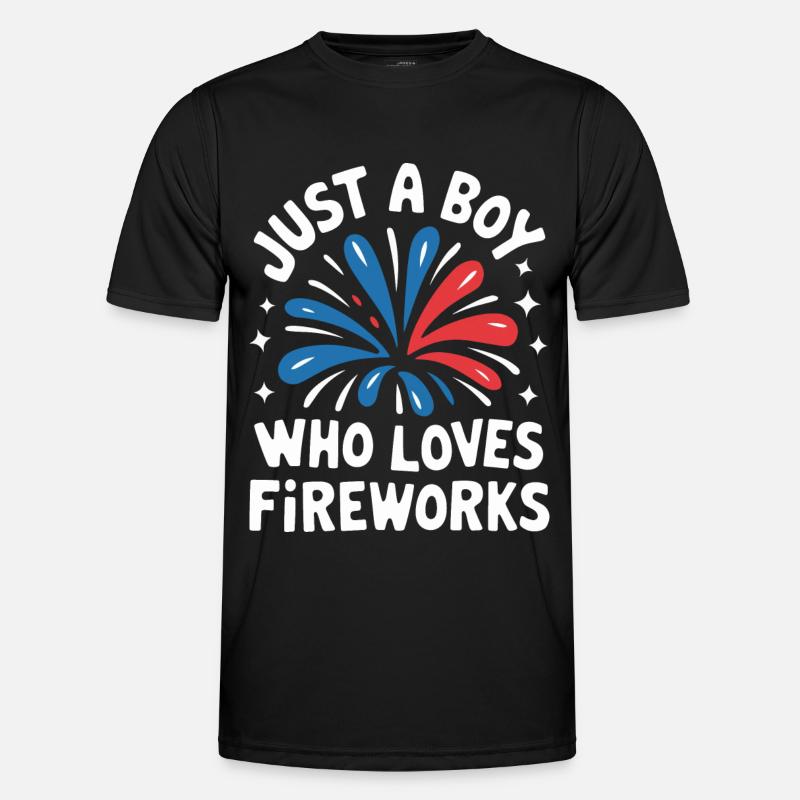 Pyrotechnics Fireworks Pyrotechnics - Men's Functional T-Shirt - black