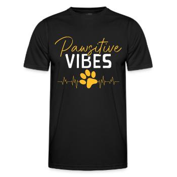 Hundebesitzer Tierfreund - Männer Funktions-T-Shirt - Schwarz - Vorne - AI Model Male 178 dark (178cm)