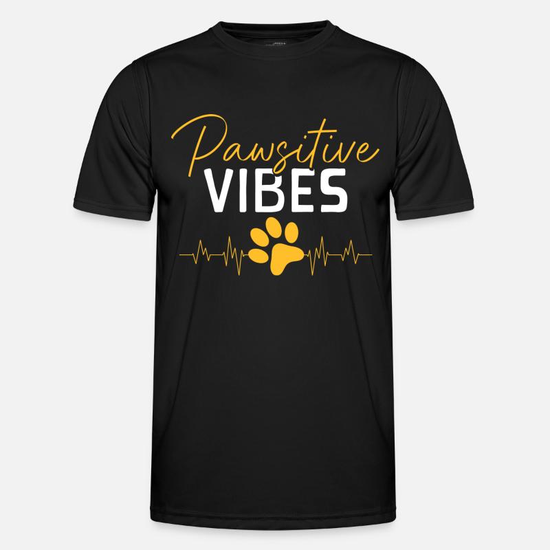 Hundebesitzer Tierfreund - Männer Funktions-T-Shirt - Schwarz