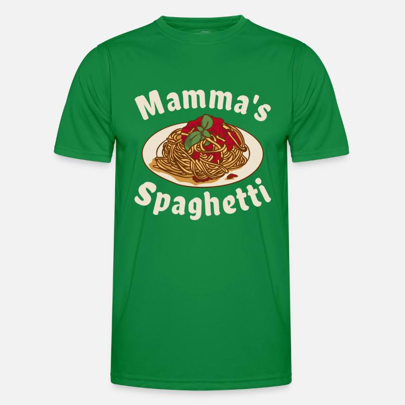 Mamma's Spaghetti Männer Funktions-T-Shirt