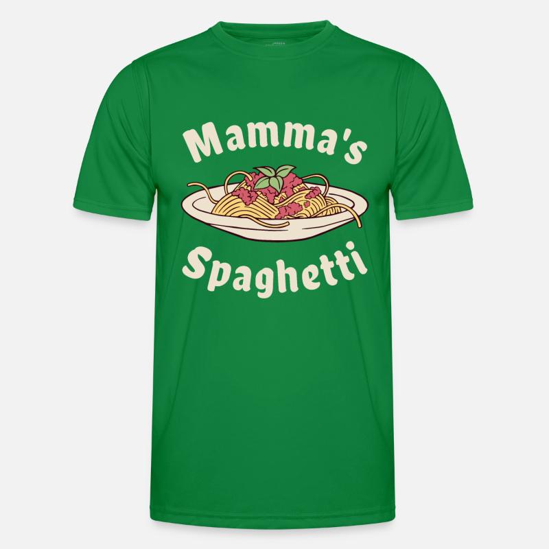 Mamma's Spaghetti Männer Funktions-T-Shirt