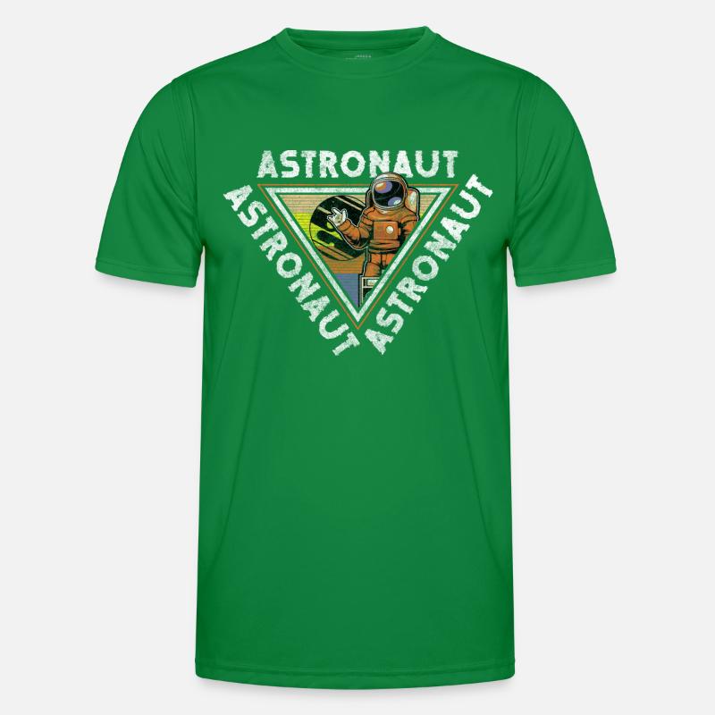 Astronaut Spaceflight Spacesuit Galaxy Men's Functional T-Shirt