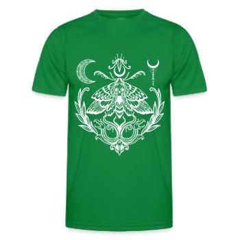 Wicca design. - Men's Functional T-Shirt - kelly green - Front - AI Model Male 178 dark (178cm)