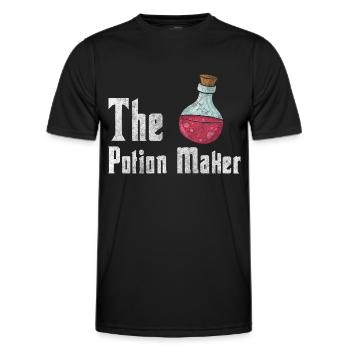 Healing Potions Health Healer - Men's Functional T-Shirt - black - Front - AI Model Male 178 dark (178cm)