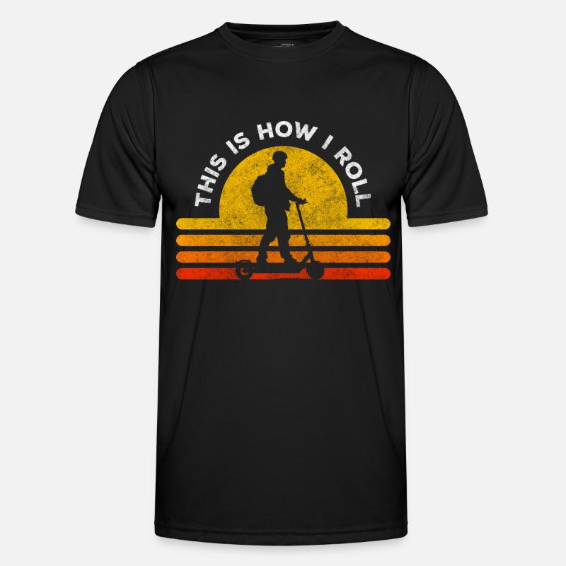 E-Scooter Tuning Speed - Men's Functional T-Shirt - black