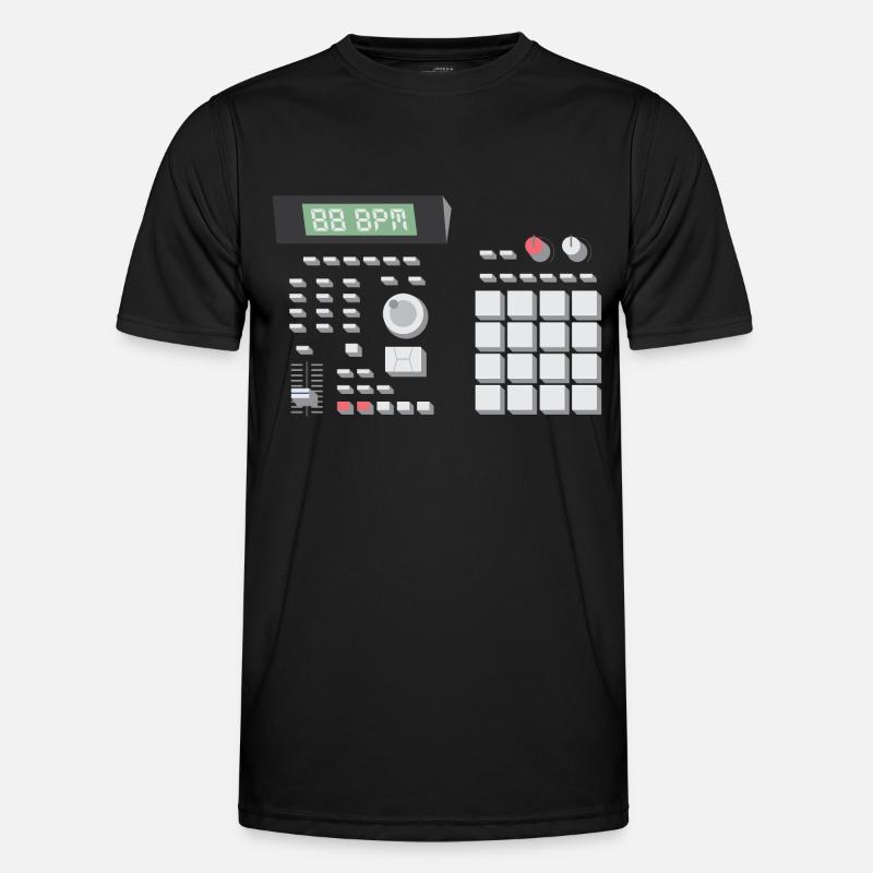 88 BPM MPC 2000 - Männer Funktions-T-Shirt - Schwarz