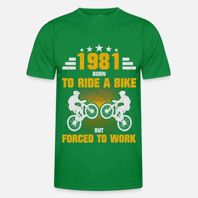 1981 Born Bicycle Men's Functional T-Shirt
