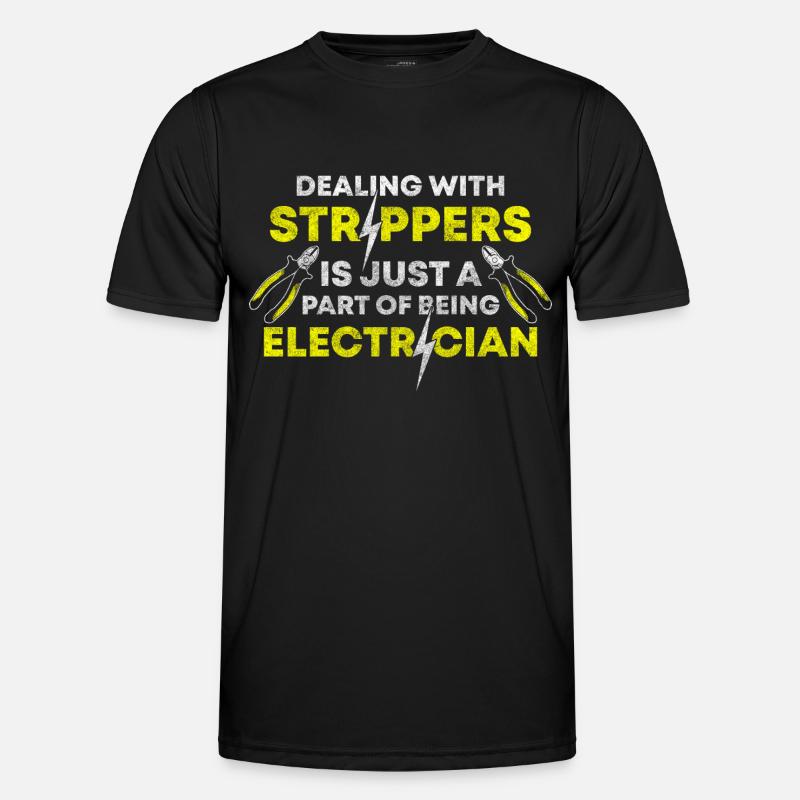 Electrics Electronics Electrical - Men's Functional T-Shirt - black