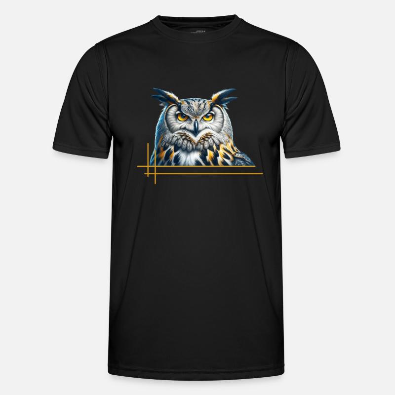 Impressive Eagle Owl Men's Functional T-Shirt