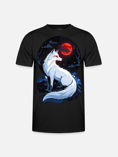 White Fox - Men's Functional T-Shirt - black