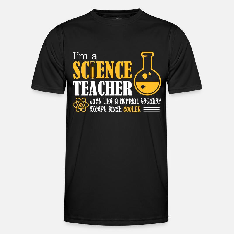 I'm A Science Teacher - Männer Funktions-T-Shirt - Schwarz