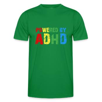 TDAH - T-shirt sport Homme - vert - Devant - AI Model Male 178 dark (178cm)