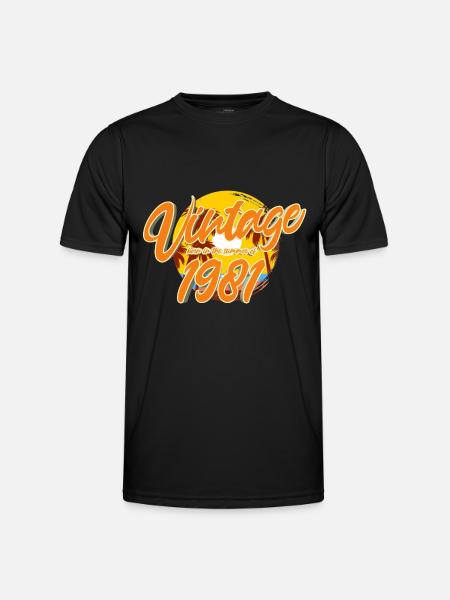 1981 - Men's Functional T-Shirt - black