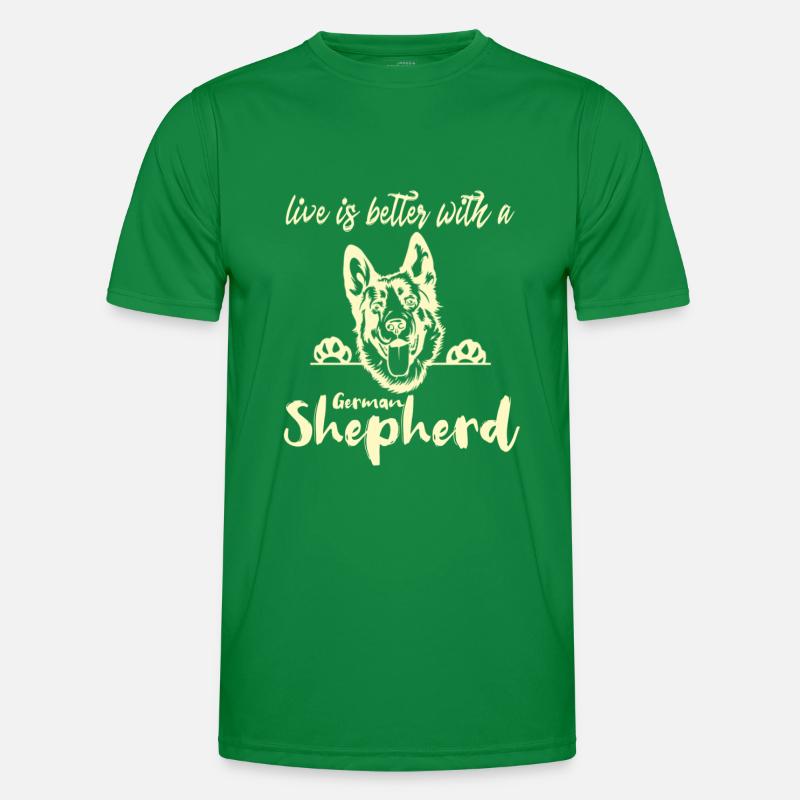 German Shepherd Men's Functional T-Shirt