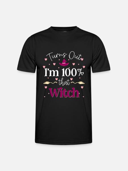 Witch Magic Spell Walpurgis Night - Men's Functional T-Shirt - black