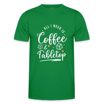 Spieleabend Spiel Schach Kartenspiel - Männer Funktions-T-Shirt - Kelly Green - Vorne - AI Model Male 178 dark (178cm)