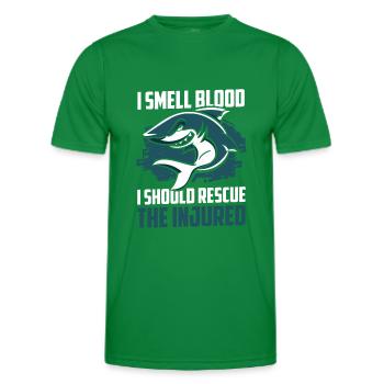 Weißer Hai Segeln Raubfisch - Männer Funktions-T-Shirt - Kelly Green - Vorne - AI Model Male 178 dark (178cm)