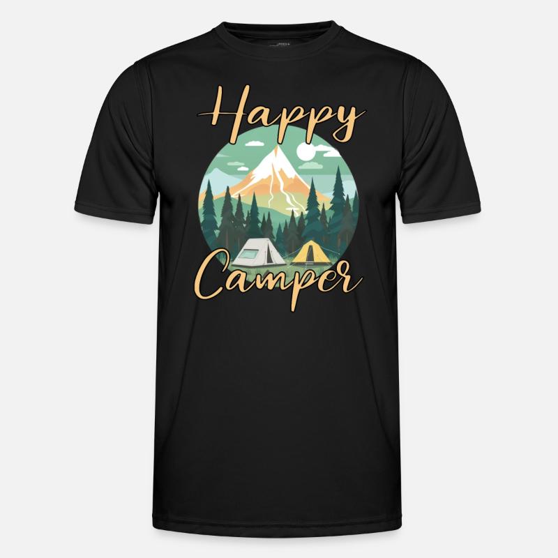 Fun camper and hiker lover Men's Functional T-Shirt