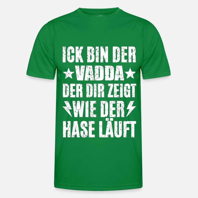 Ick Bin Der Vadda Männer Funktions-T-Shirt