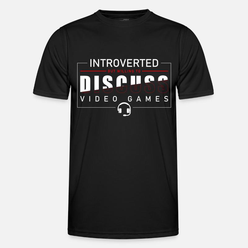 PC Nerd Gamer Graphics - Men's Functional T-Shirt - black