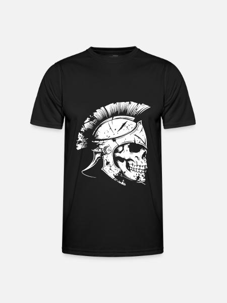 Spartan Skull Sparta - Men's Functional T-Shirt - black