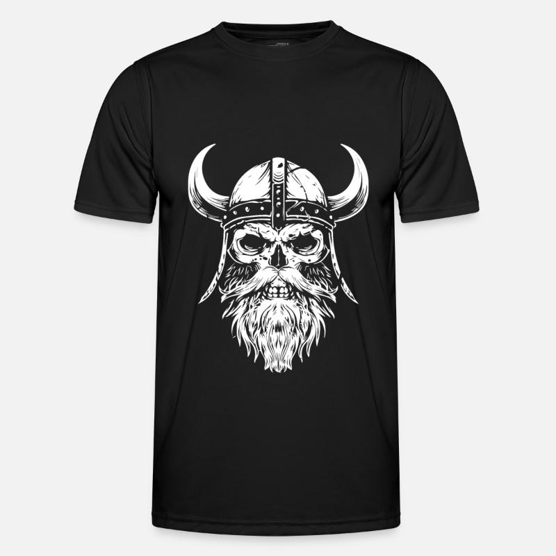 Viking Skull Odin - Men's Functional T-Shirt - black