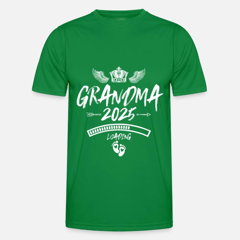 Oma 2025 Loading Grandma Spruch Männer Funktions-T-Shirt