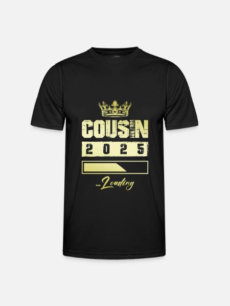 Cousin 2025 Loading - Men's Functional T-Shirt - black