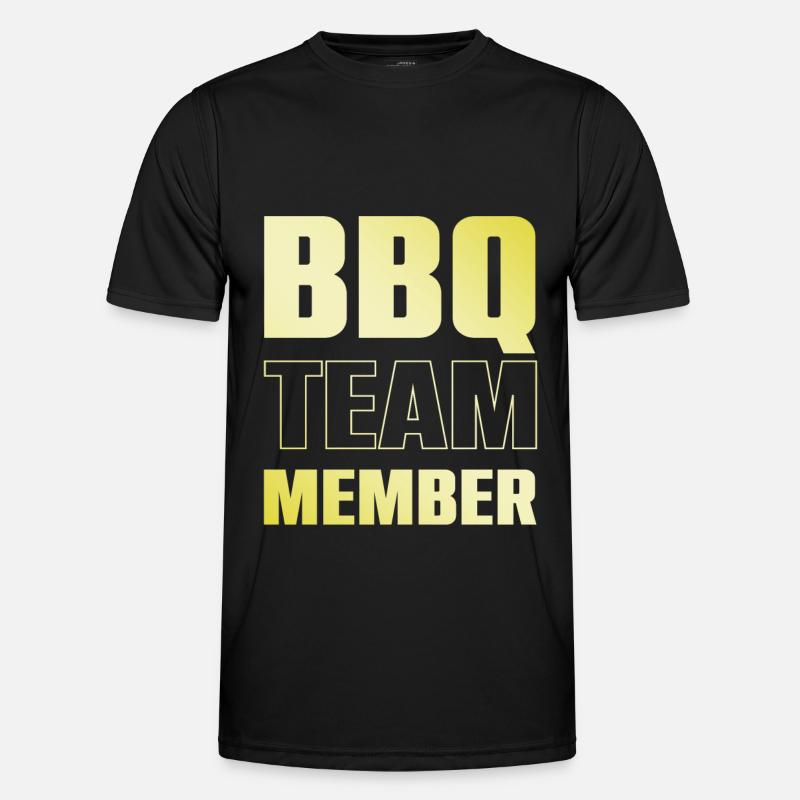 BBQ Team - Men's Functional T-Shirt - black