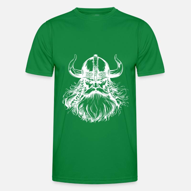 Wikinger Krieger Männer Funktions-T-Shirt