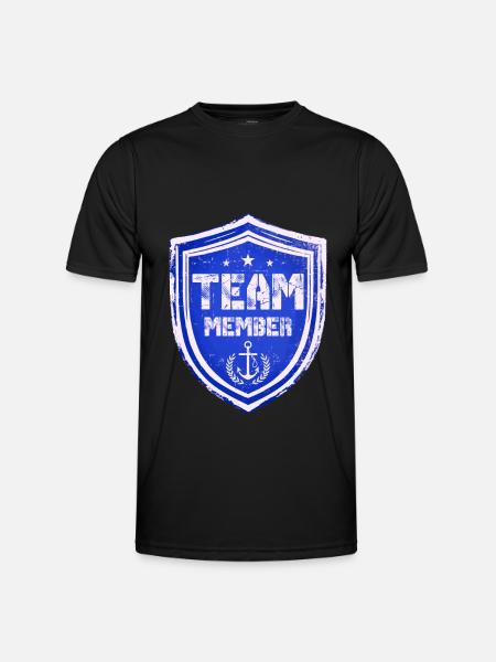 Équipier - T-shirt sport Homme - noir