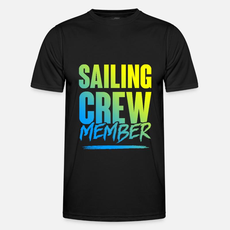 Sailing Crew - Men's Functional T-Shirt - black