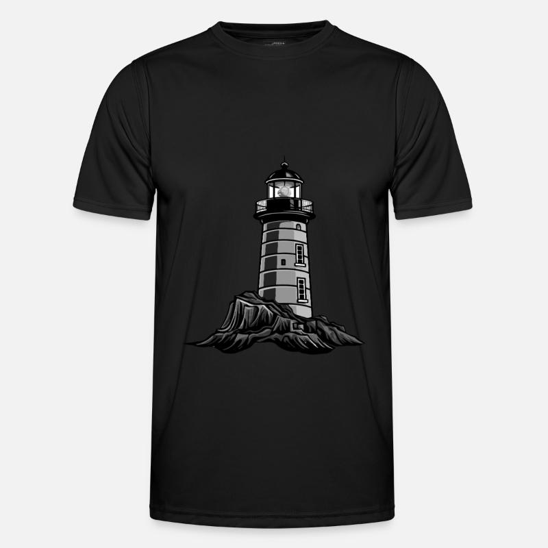 Leuchtturm Männer Funktions-T-Shirt