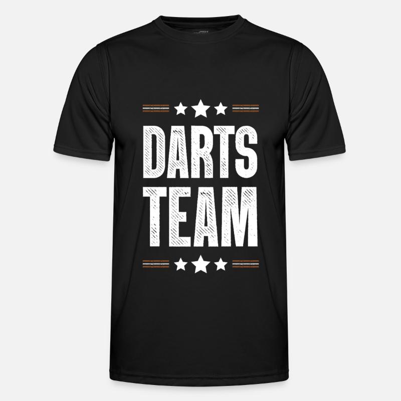 Darts Team - Men's Functional T-Shirt - black