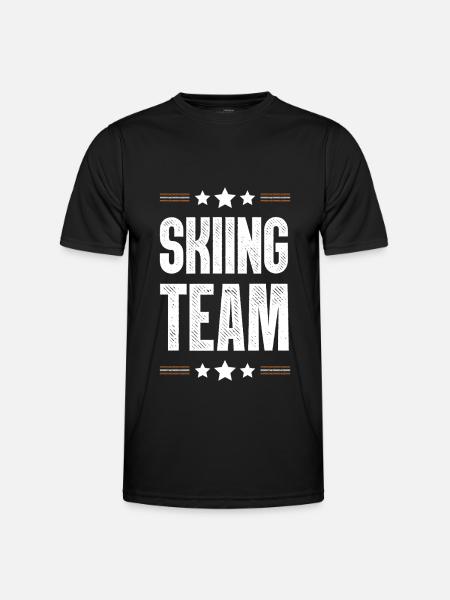 Skiing Team - Men's Functional T-Shirt - black