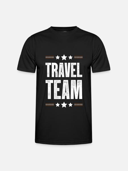 Travel Team - Men's Functional T-Shirt - black