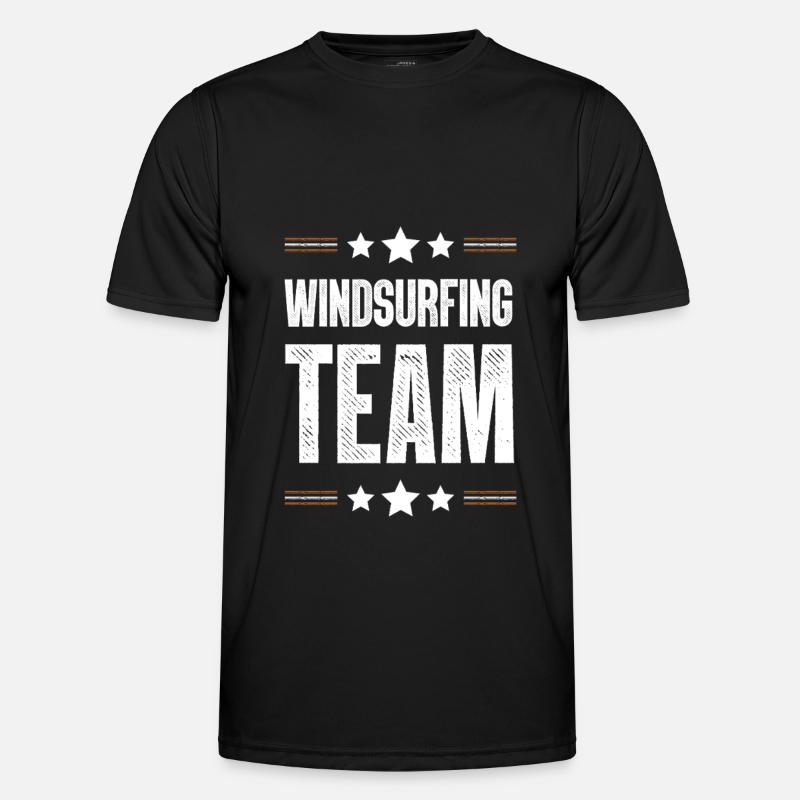 Windsurfing Team - Men's Functional T-Shirt - black