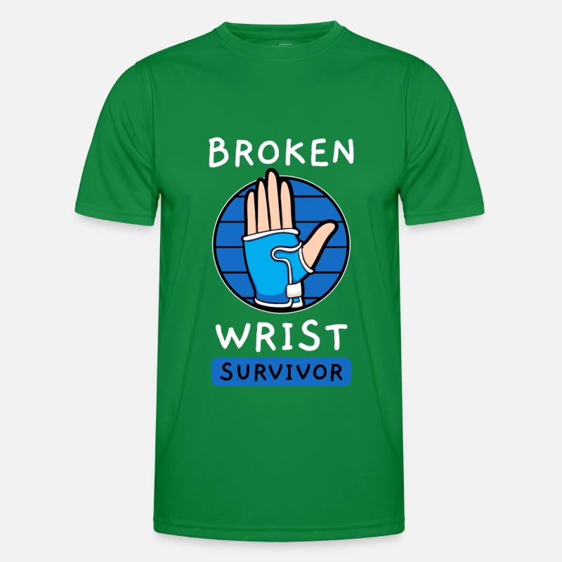 Broken Wrist Survivor Men's Functional T-Shirt