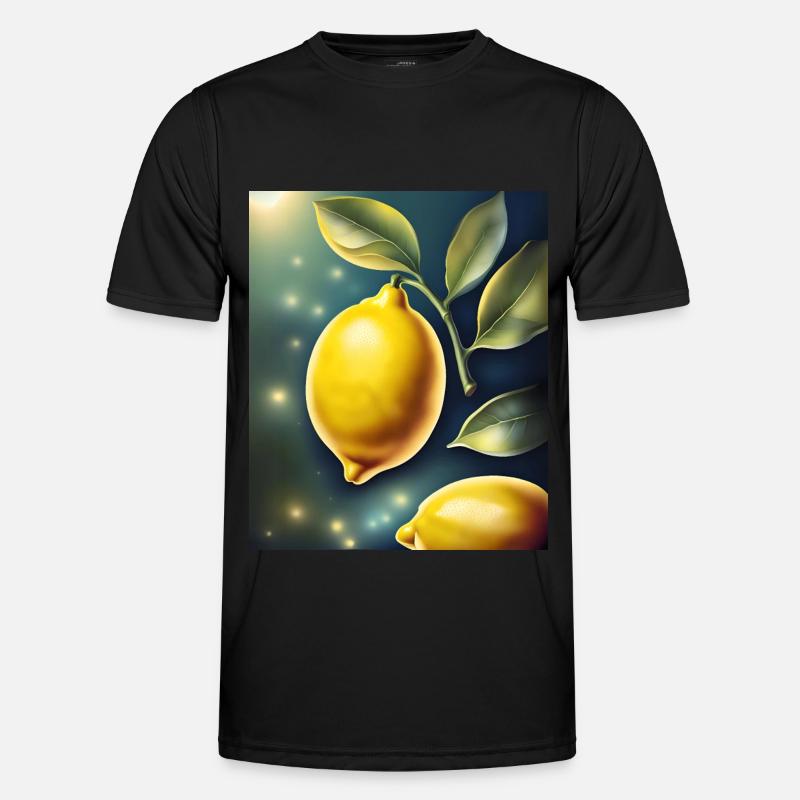 Gesunde Zitrone Zitrone Männer Funktions-T-Shirt