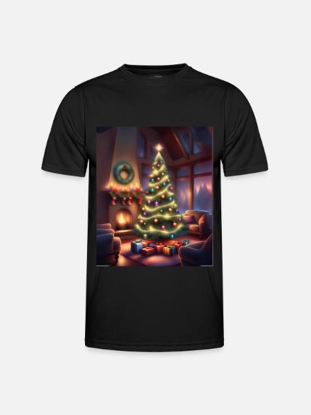 Heiligabend - Männer Funktions-T-Shirt - Schwarz