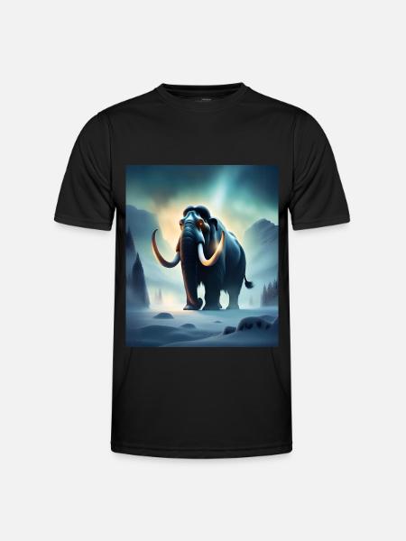 scary evil mammoth - Men's Functional T-Shirt - black