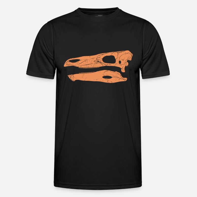 Stegosaurus Fossil Schädel Männer Funktions-T-Shirt