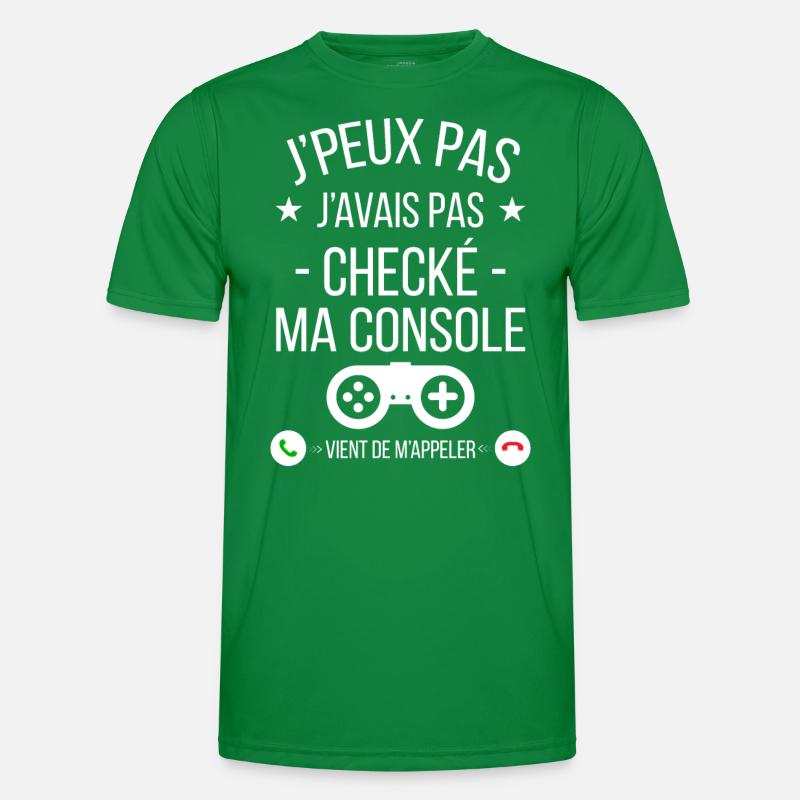 je peux pas j'avais checké ma console T-shirt sport Homme