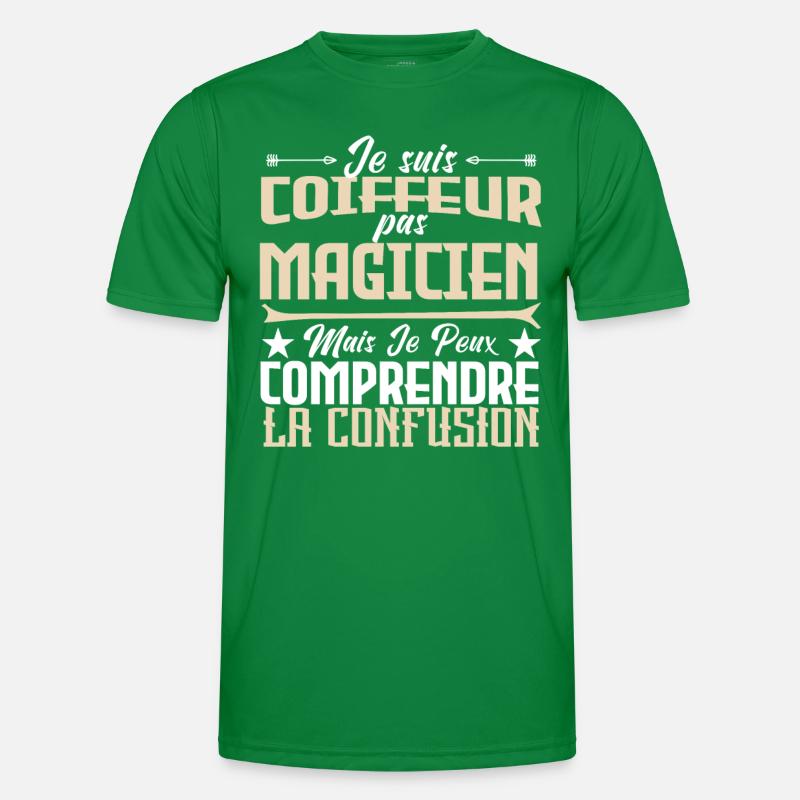 Je suis Coiffeur pas Magicien. T-shirt sport Homme
