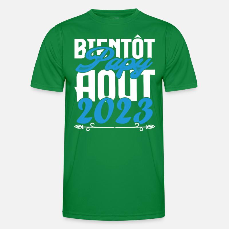 Annonce grossesse bientôt Papy Aout 2023. août. T-shirt sport Homme
