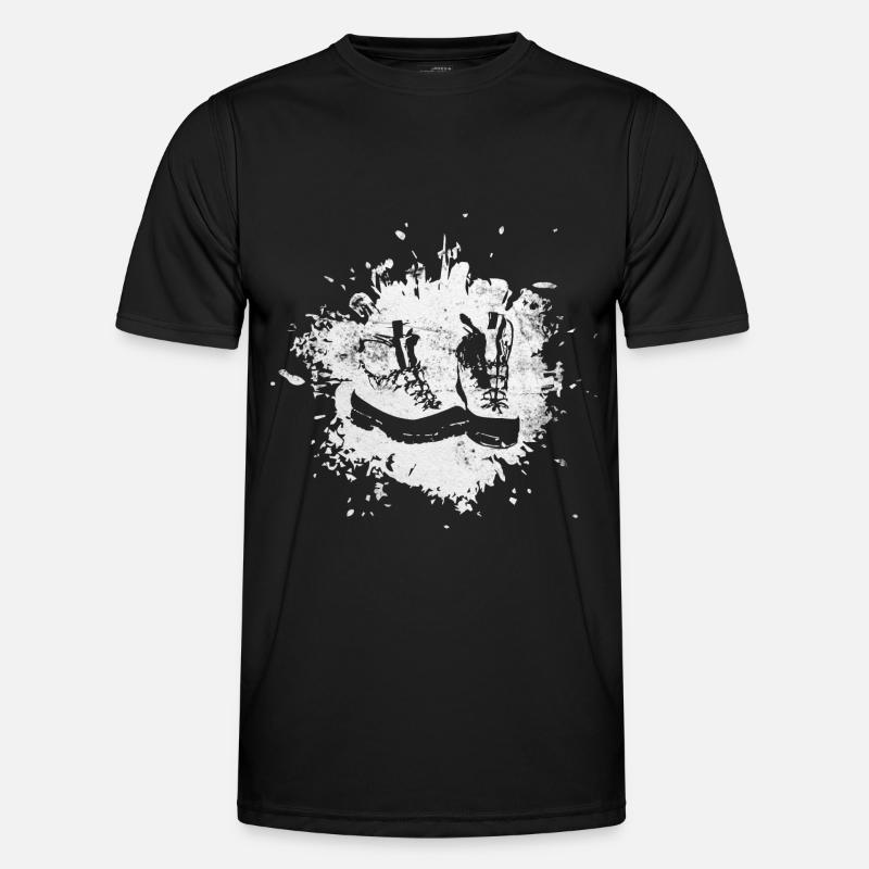 Spritzer - Wanderschuhe - (2) - Männer Funktions-T-Shirt - Schwarz