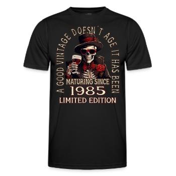 38th Birthday 1985 38 Good vintage - Men's Functional T-Shirt - black - Front - AI Model Male 178 dark (178cm)
