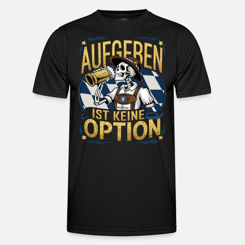 Abandonner n’est pas une option Beer October T-shirt sport Homme